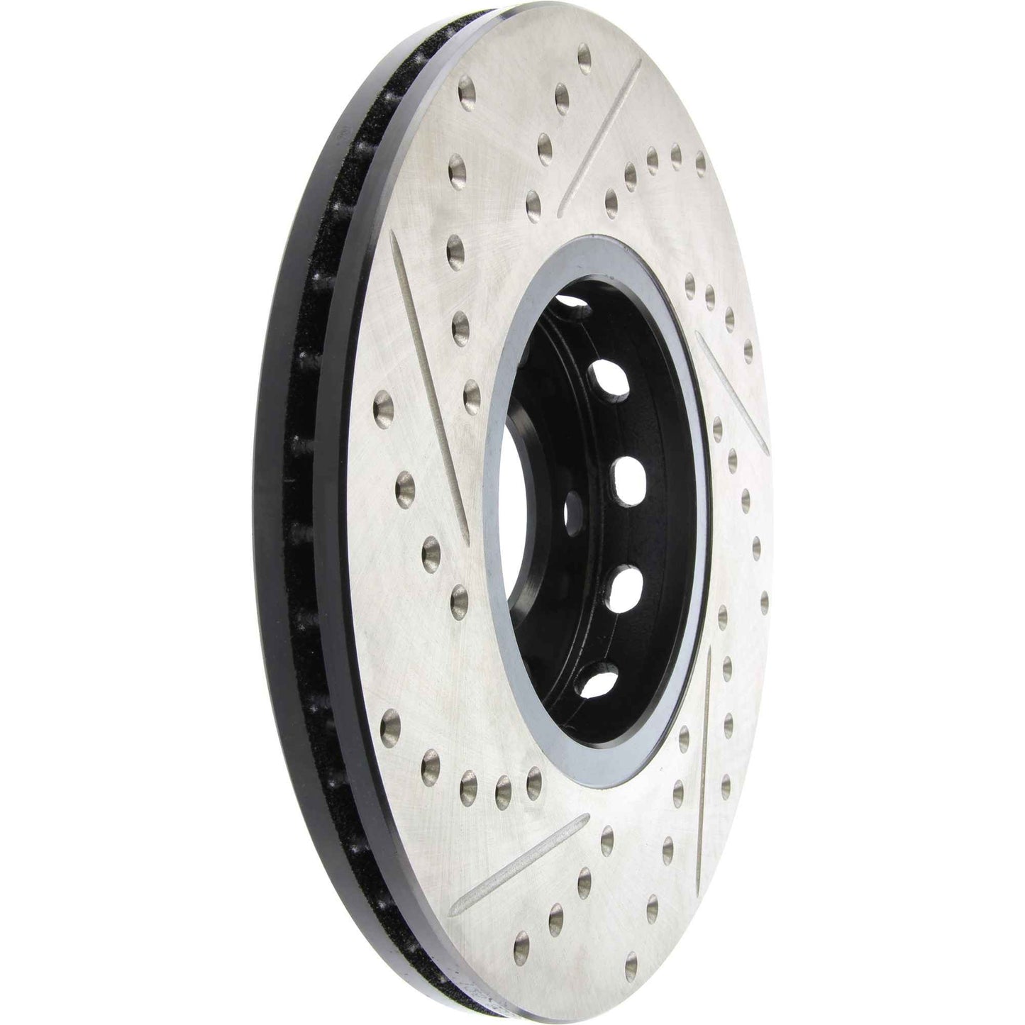 StopTech 96-7/04 Audi A4 / 95-01 A6 / 7/98-05 VW Passat Left Front Slotted and Drilled Cryo Rotor 127.33039CL