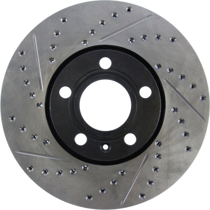 StopTech 96-7/04 Audi A4 / 95-01 A6 / 7/98-05 VW Passat Right Front Slotted and Drilled Cryo Rotor 127.33039CR