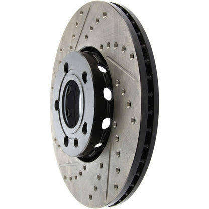 StopTech 96-7/04 Audi A4 / 95-01 A6 / 7/98-05 VW Passat Right Front Slotted and Drilled Cryo Rotor 127.33039CR