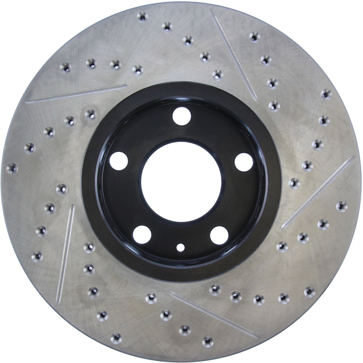 StopTech 96-7/04 Audi A4 / 95-01 A6 / 7/98-05 VW Passat Right Front Slotted and Drilled Rotor 127.33039R