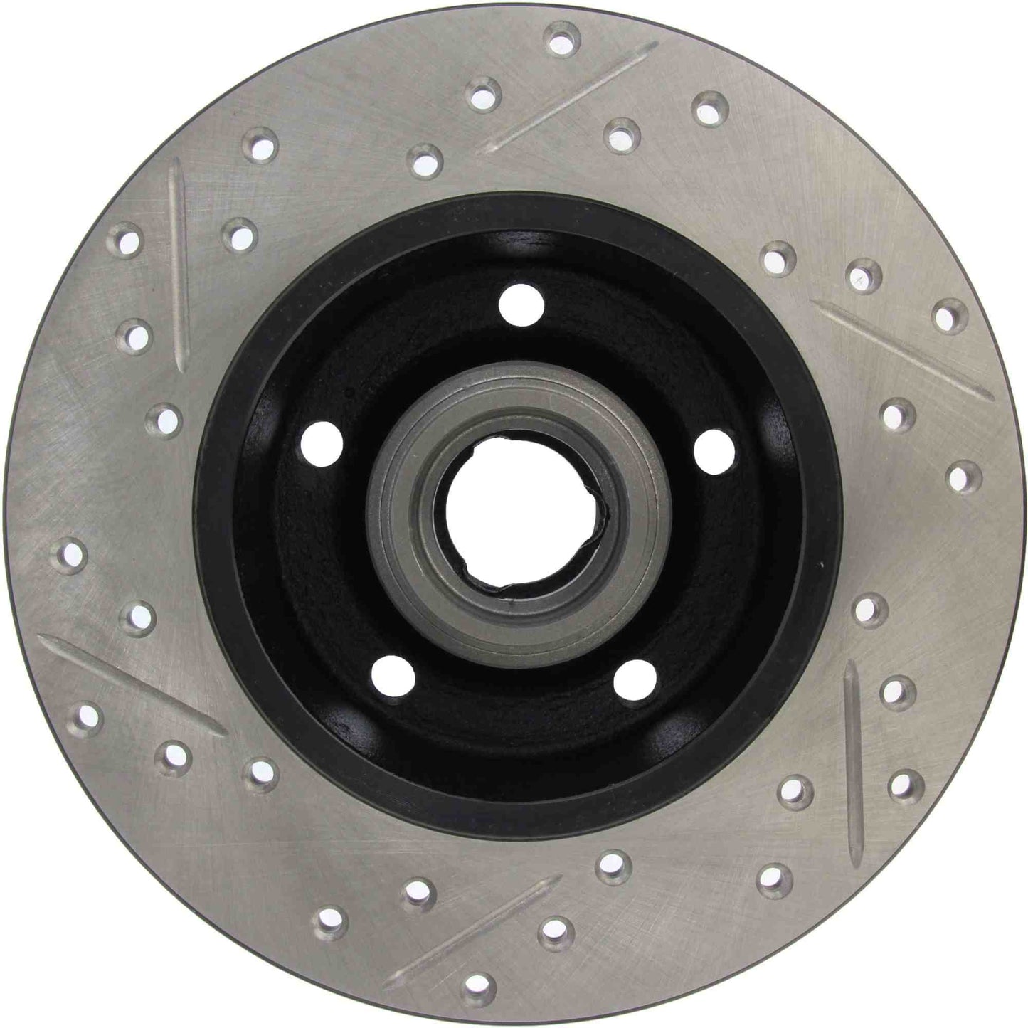 StopTech Sport Drilled/Slotted Brake Rotor; Rear Left