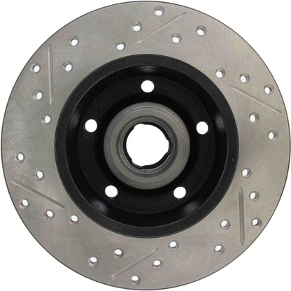 StopTech Sport Drilled/Slotted Brake Rotor; Rear Left