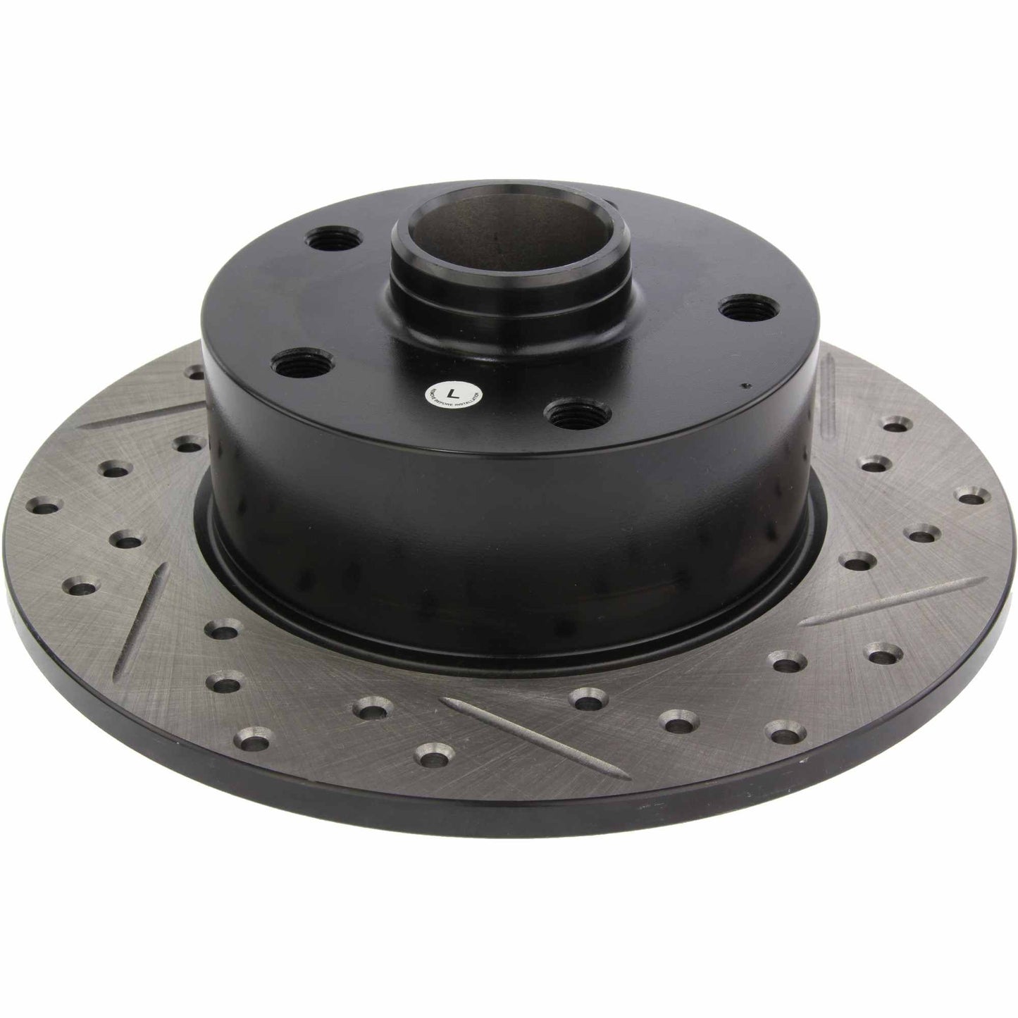StopTech Sport Drilled/Slotted Brake Rotor; Rear Left