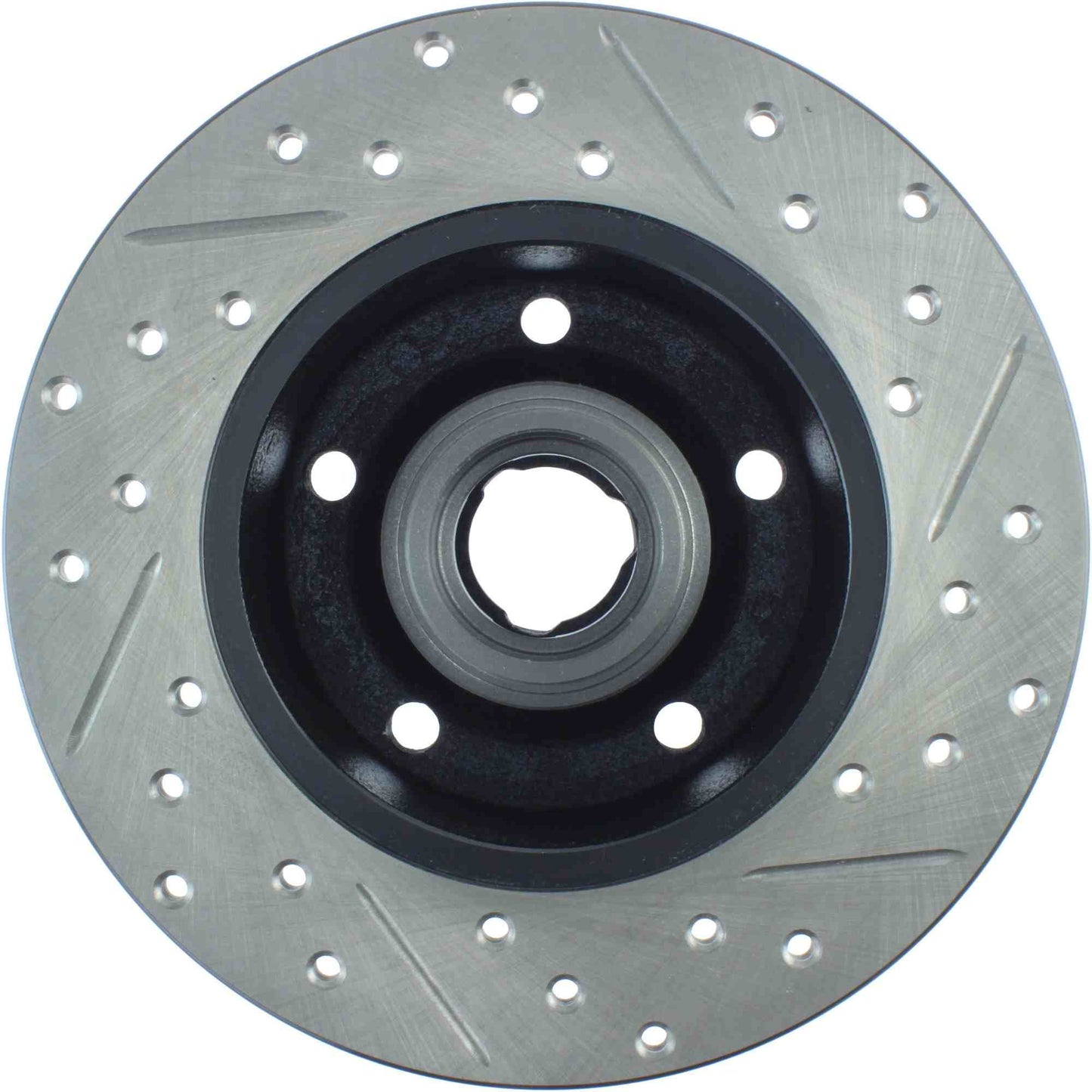 StopTech Sport Drilled/Slotted Brake Rotor; Rear Right