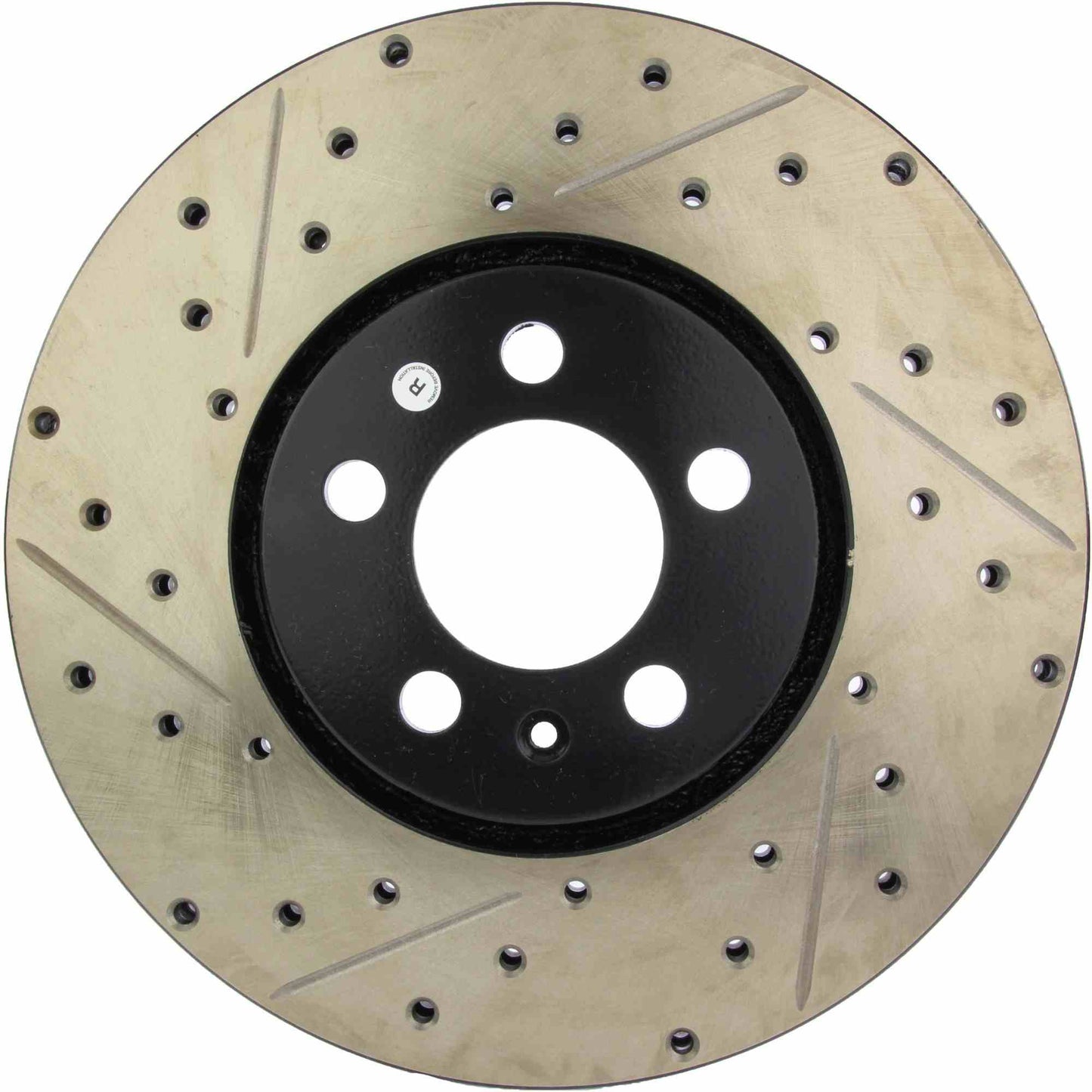 StopTech 96-98 Volkswagen Jetta / Golf GTI VR6 Sport Slotted & Drilled Front Right Cryo Rotor 127.33049CR