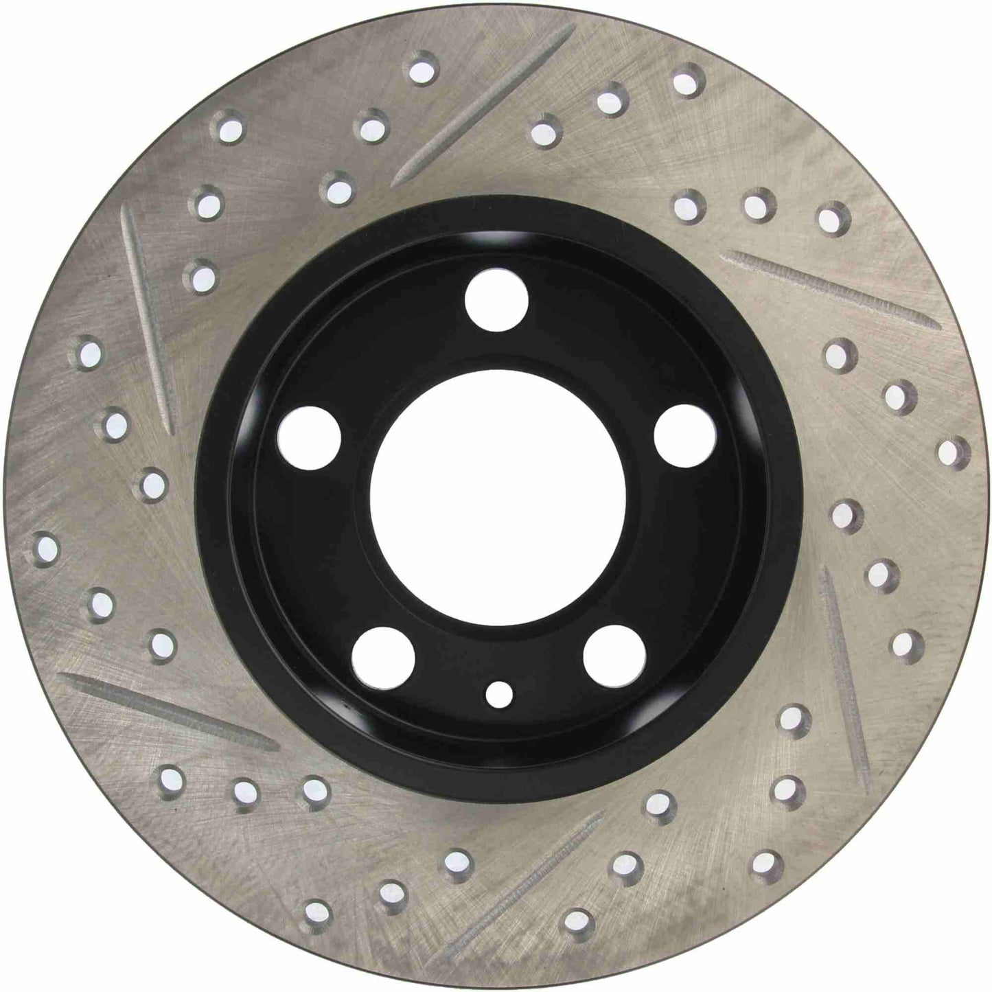 StopTech Sport Drilled/Slotted Brake Rotor; Rear Left