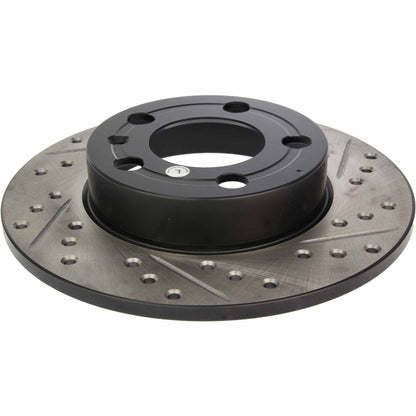 StopTech Sport Drilled/Slotted Brake Rotor; Rear Left