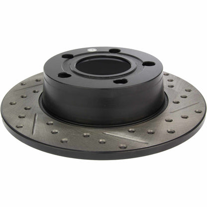 StopTech Sport Drilled/Slotted Brake Rotor; Rear Left