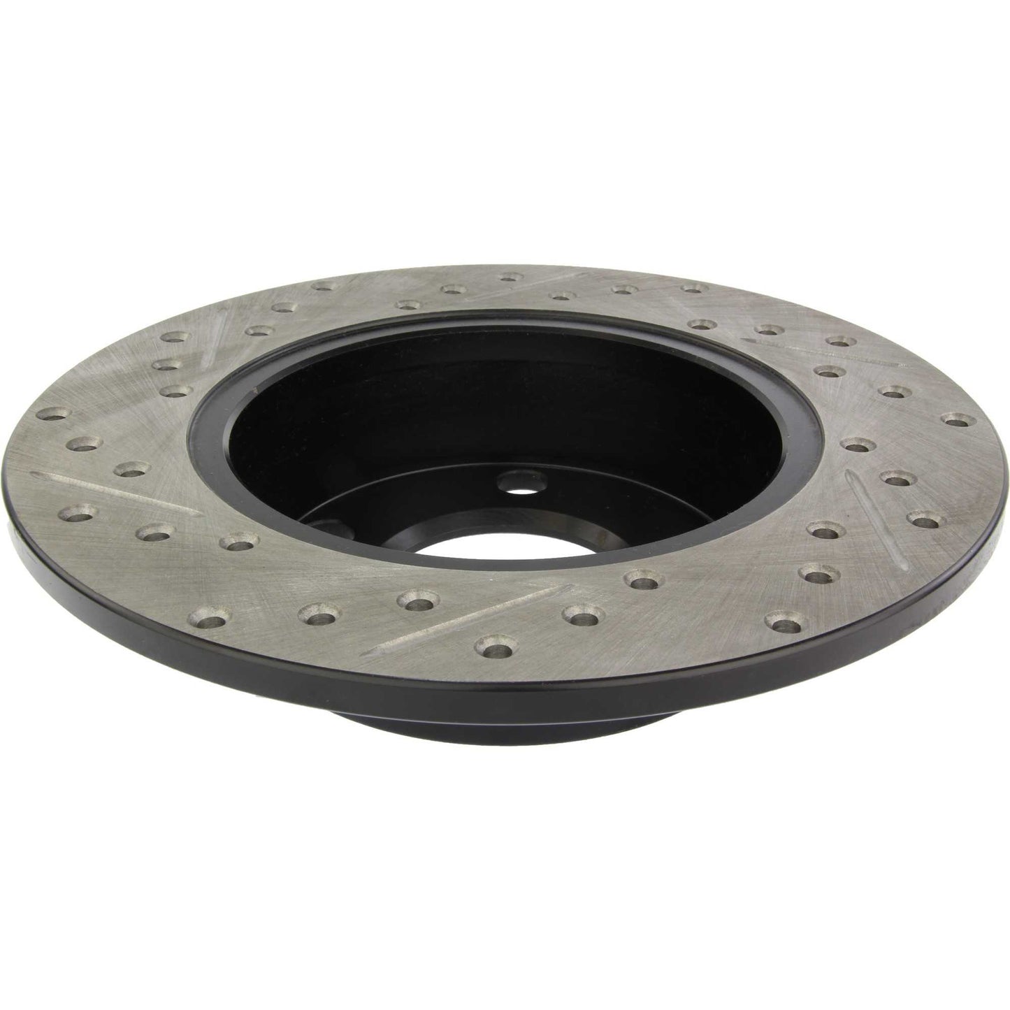 StopTech Sport Drilled/Slotted Brake Rotor; Rear Left