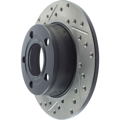 StopTech Sport Drilled/Slotted Brake Rotor; Rear Right