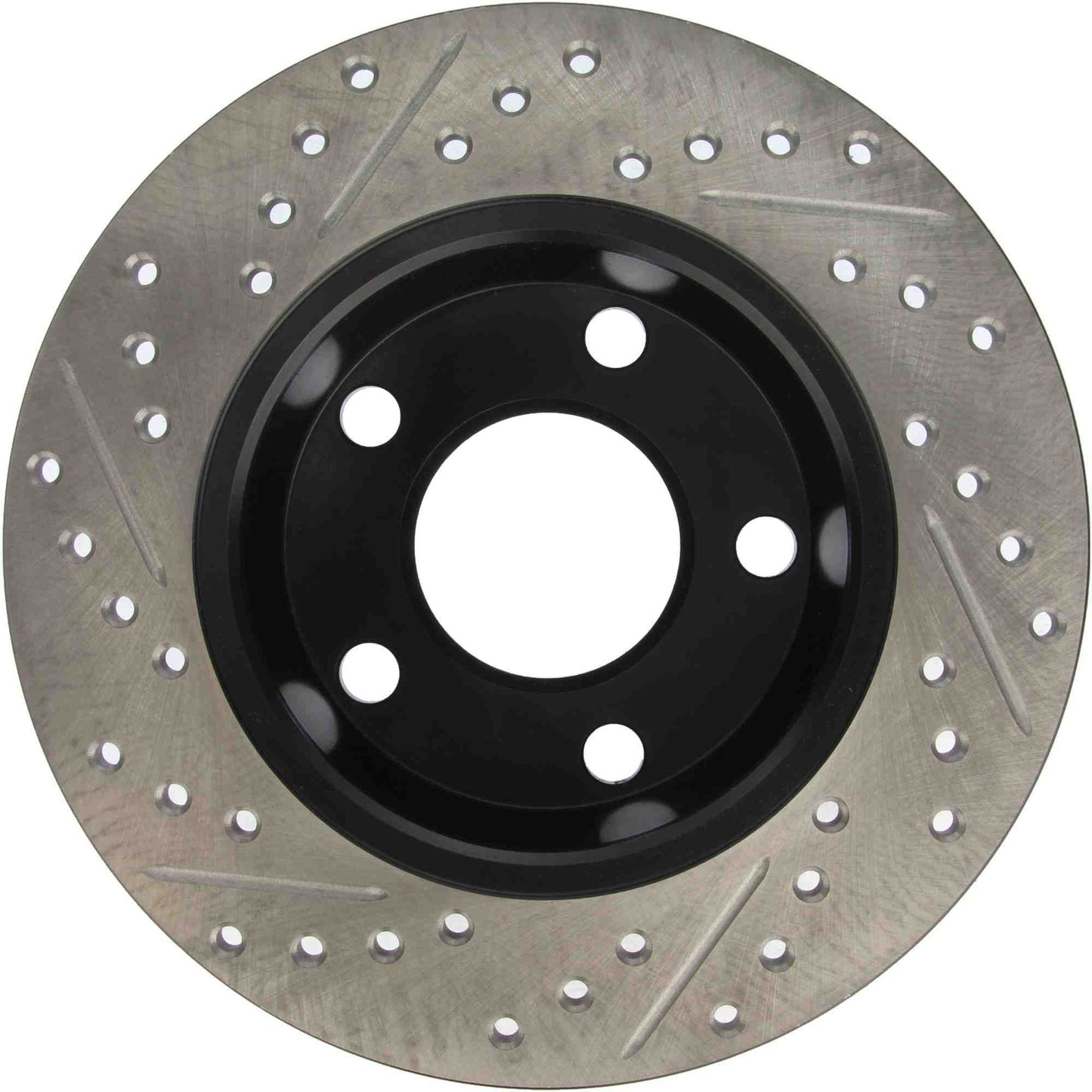 StopTech Sport Drilled/Slotted Brake Rotor; Rear Left
