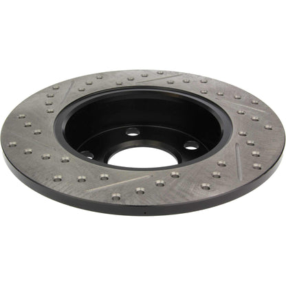 StopTech Sport Drilled/Slotted Brake Rotor; Rear Left