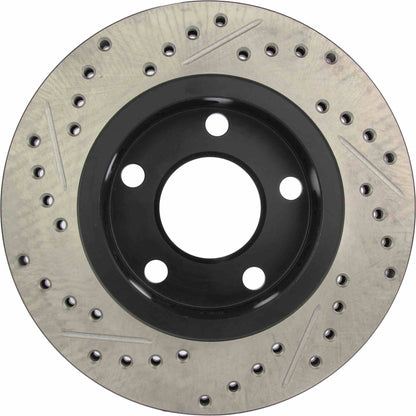StopTech Sport Drilled/Slotted Brake Rotor; Rear Left