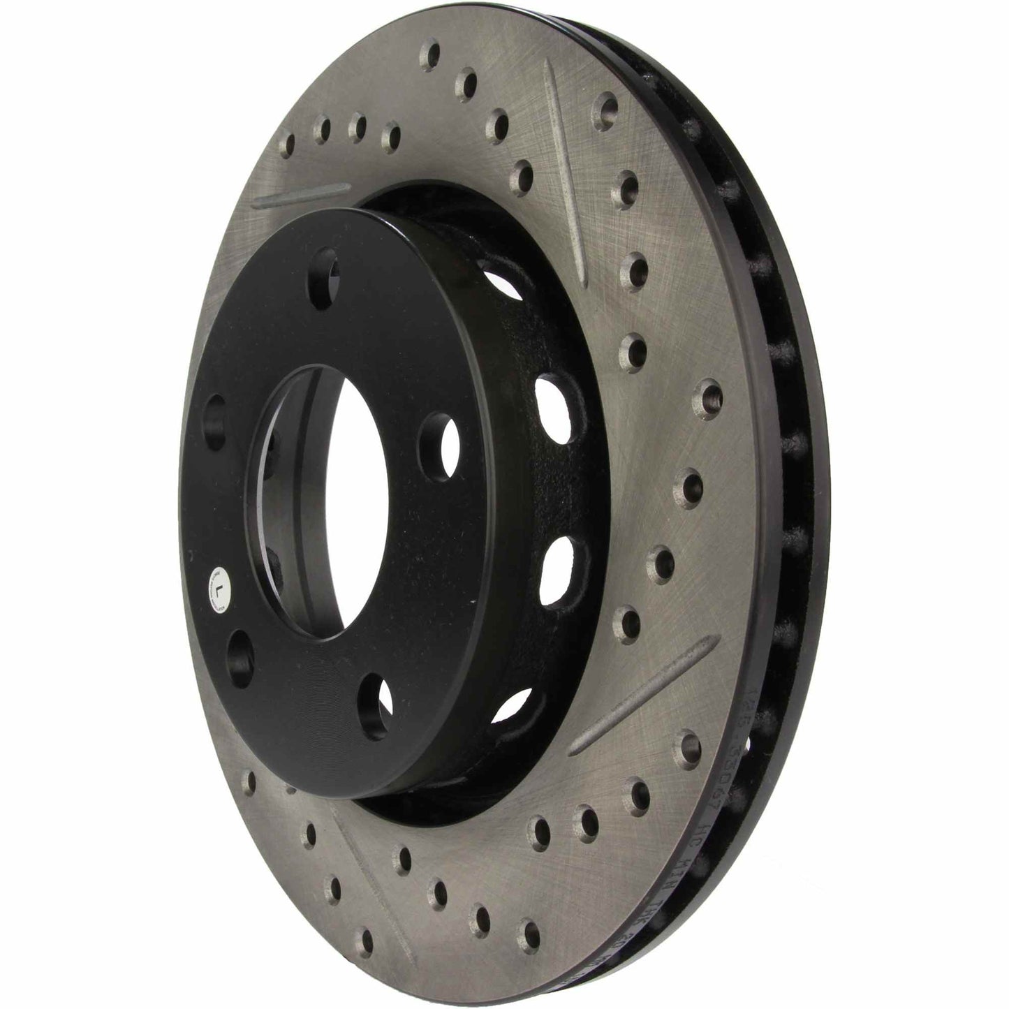 StopTech Sport Drilled/Slotted Brake Rotor; Rear Left