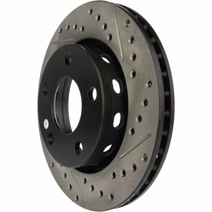 StopTech Sport Drilled/Slotted Brake Rotor; Rear Left