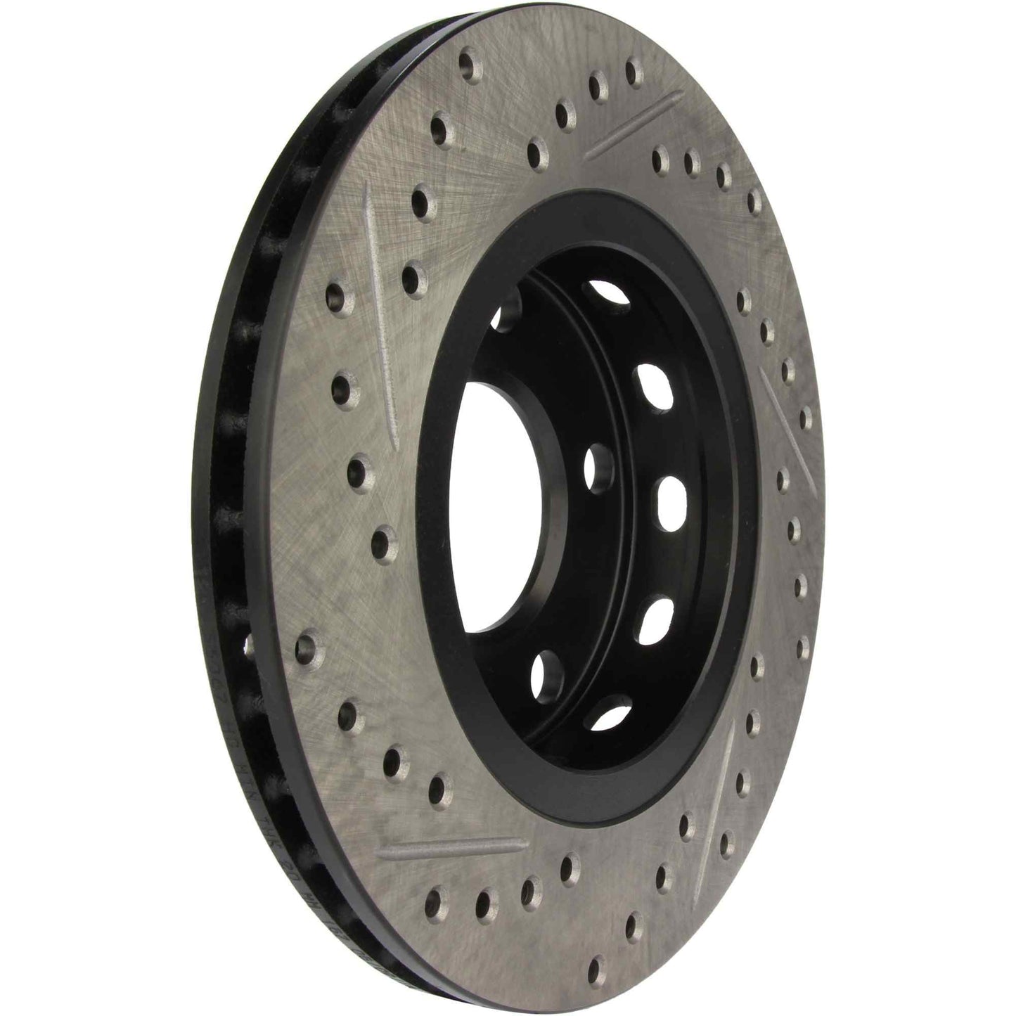 StopTech Sport Drilled/Slotted Brake Rotor; Rear Left