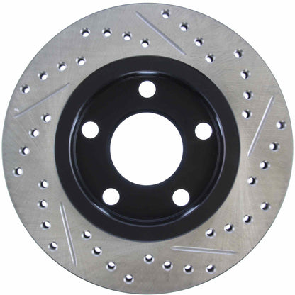 StopTech Sport Drilled/Slotted Brake Rotor; Rear Right