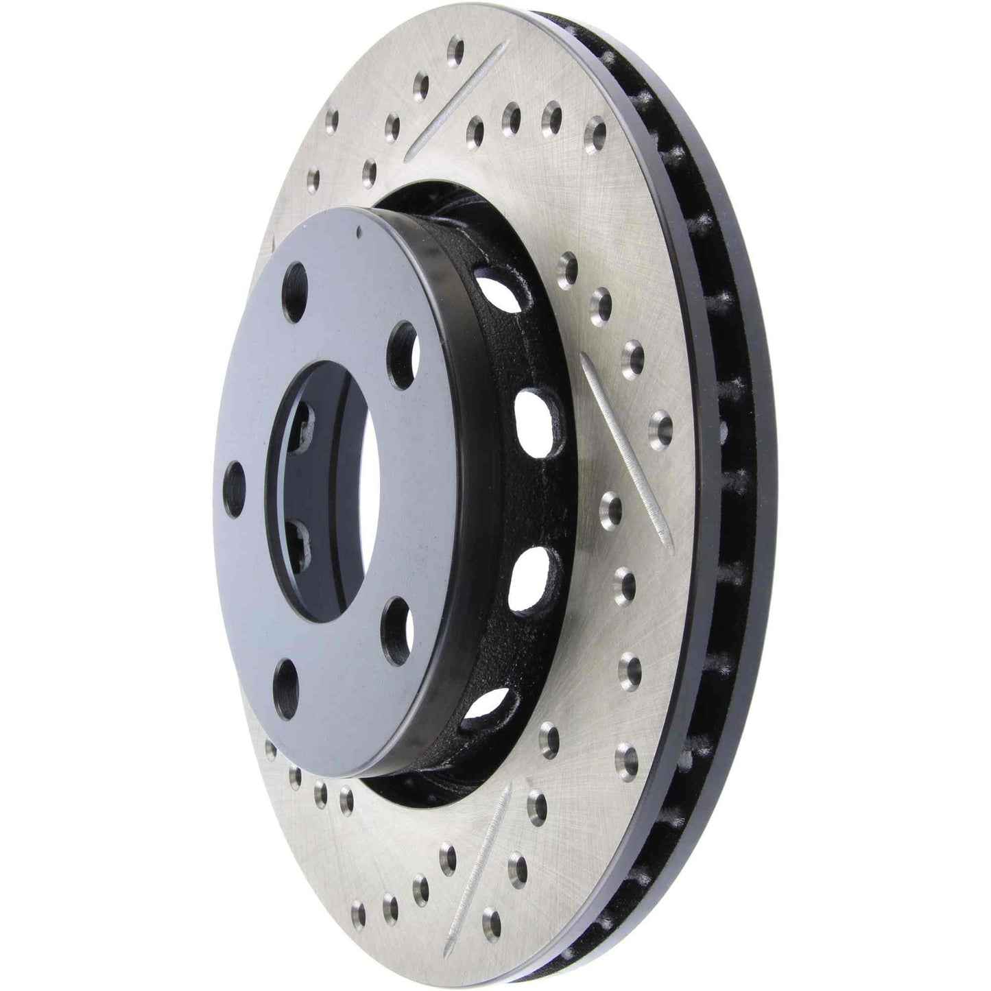 StopTech Sport Drilled/Slotted Brake Rotor; Rear Right