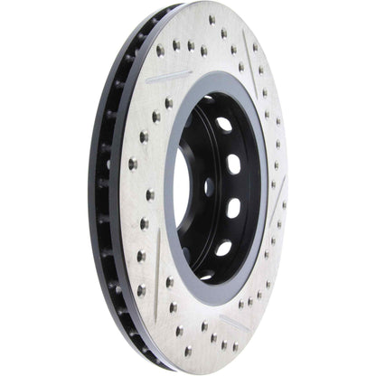 StopTech Sport Drilled/Slotted Brake Rotor; Rear Right