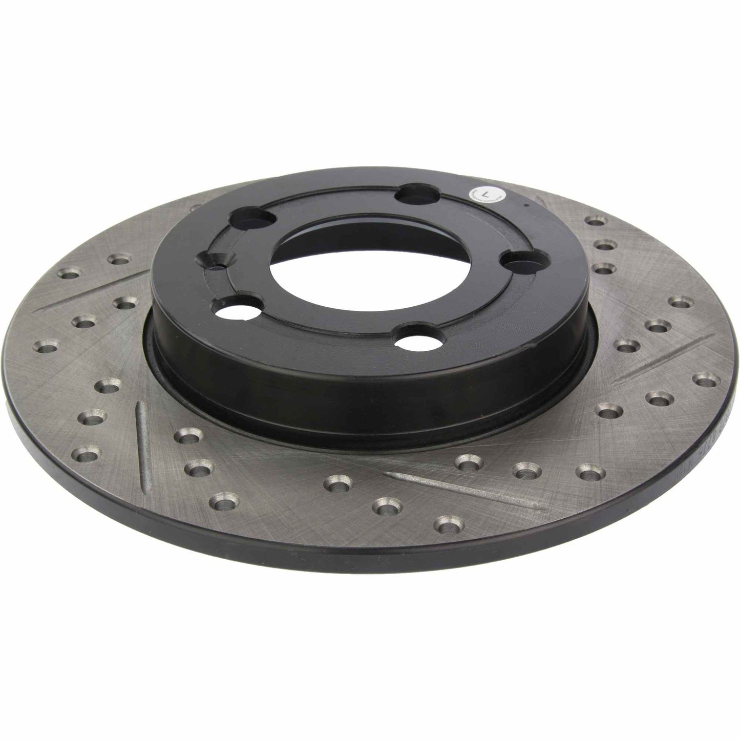 StopTech Sport Drilled/Slotted Brake Rotor; Rear Left