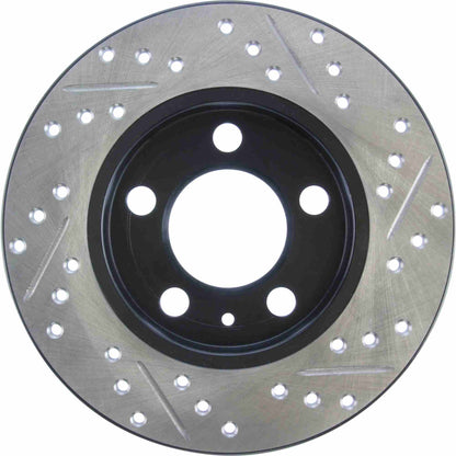 StopTech Sport Drilled/Slotted Brake Rotor; Rear Right