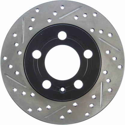 StopTech Sport Drilled/Slotted Brake Rotor; Rear Right