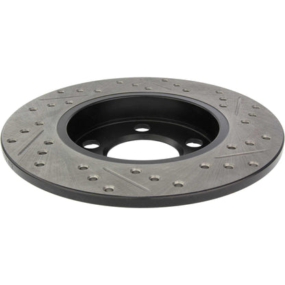 StopTech Sport Drilled/Slotted Brake Rotor; Rear Right