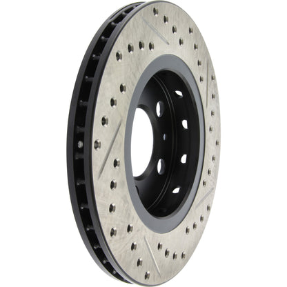 StopTech Sport Cryo Drilled/Slotted Brake Rotor; Rear Right