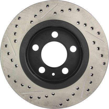 StopTech Sport Drilled/Slotted Brake Rotor; Rear Left