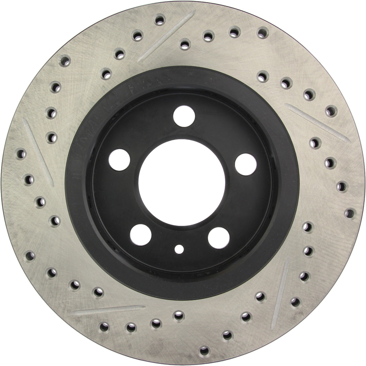 StopTech Sport Drilled/Slotted Brake Rotor; Rear Left