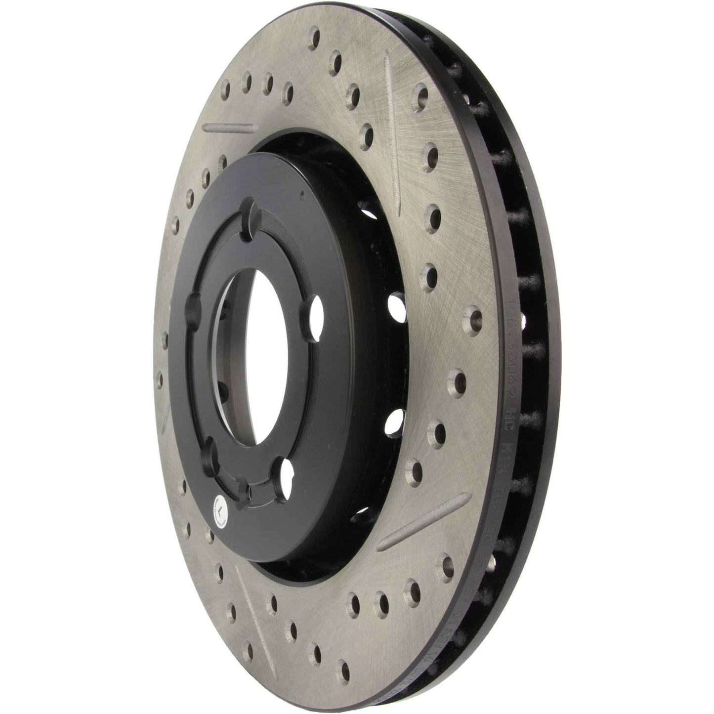 StopTech Sport Drilled/Slotted Brake Rotor; Rear Left