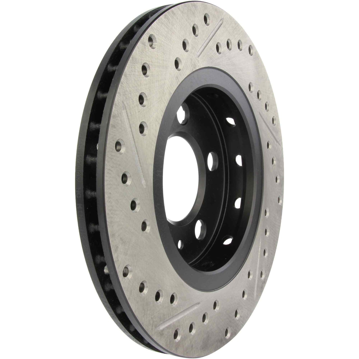 StopTech Sport Drilled/Slotted Brake Rotor; Rear Left