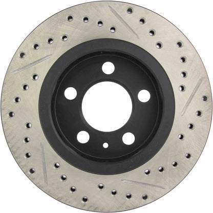 StopTech Sport Drilled/Slotted Brake Rotor; Rear Right