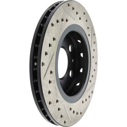 StopTech Sport Drilled/Slotted Brake Rotor; Rear Right