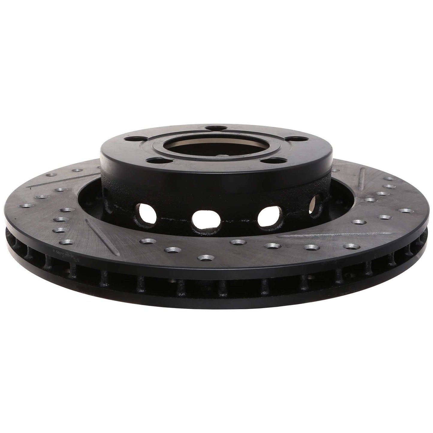 StopTech 00-04 Audi A6 Quattro 4.2L Sport Slotted & Drilled Rear Left Rotor 127.33072L
