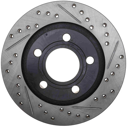 StopTech 00-04 Audi A6 Quattro 4.2L Sport Slotted & Drilled Rear Left Rotor 127.33072L
