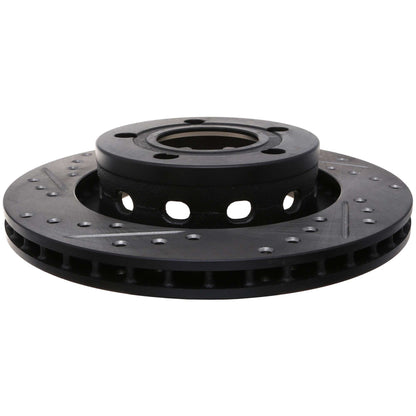 StopTech 00-04 Audi A6 Quattro 4.2L Sport Slotted & Drilled Rear Right Rotor 127.33072R