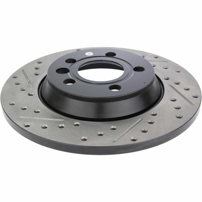 StopTech  Sport Cryo Drilled/Slotted Brake Rotor; Rear Right