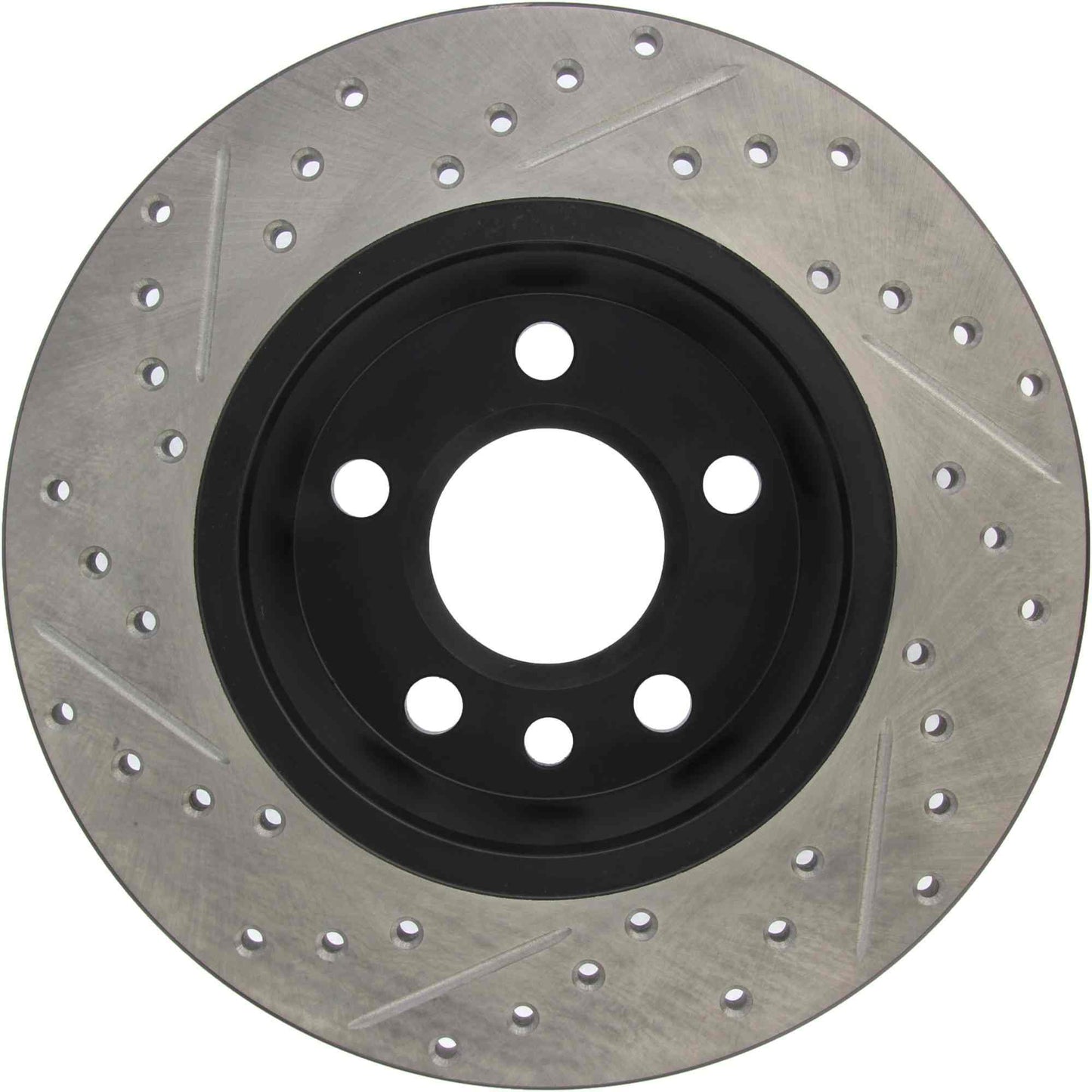 StopTech Sport Drilled/Slotted Brake Rotor; Rear Left