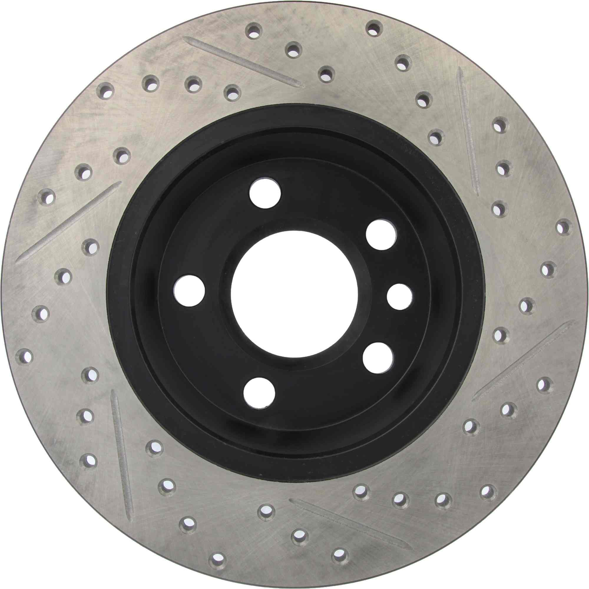 StopTech Sport Drilled/Slotted Brake Rotor; Rear Right