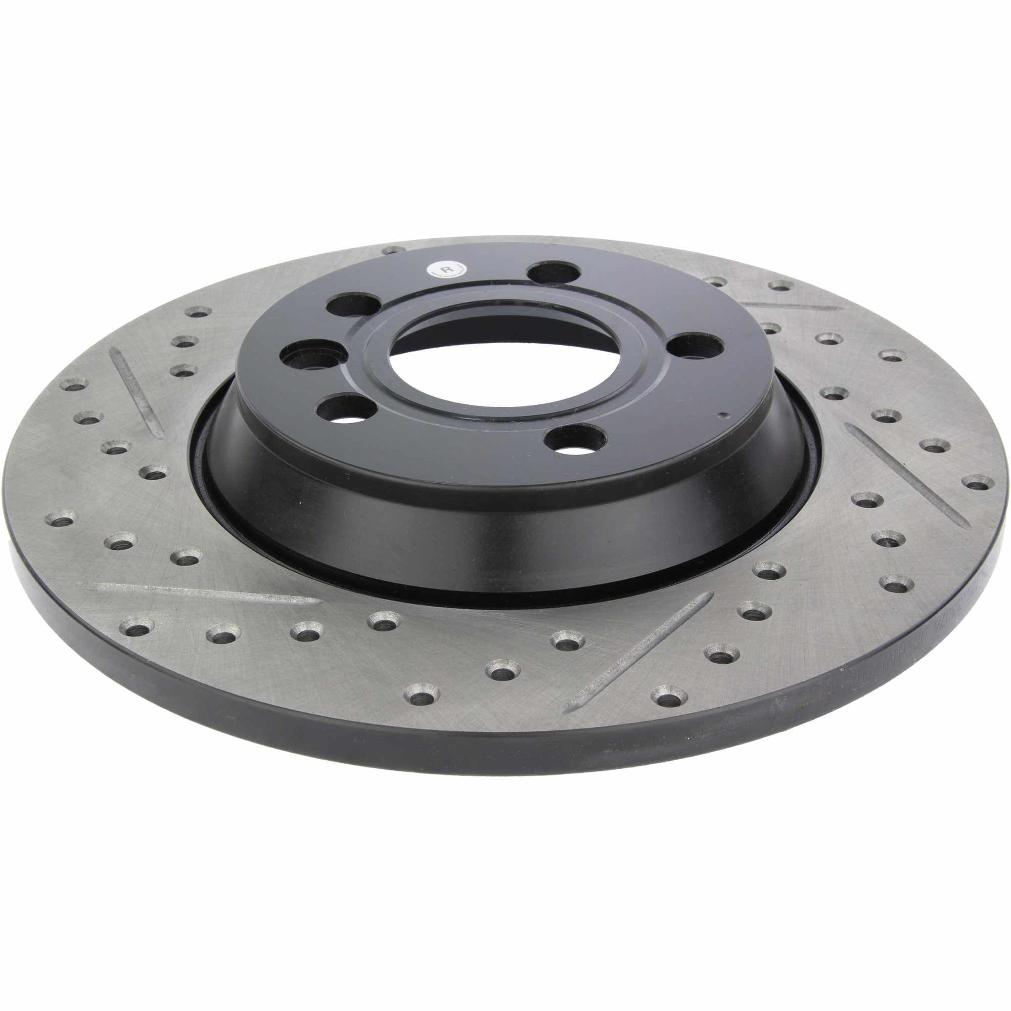 StopTech Sport Drilled/Slotted Brake Rotor; Rear Right