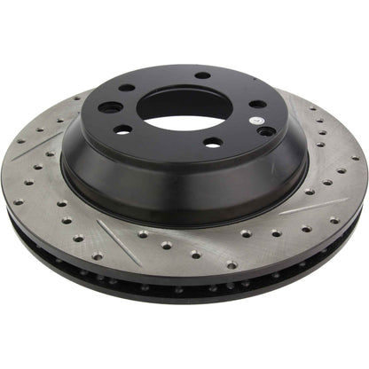 StopTech Sport Cryo Drilled/Slotted Brake Rotor;Front And Rear Left