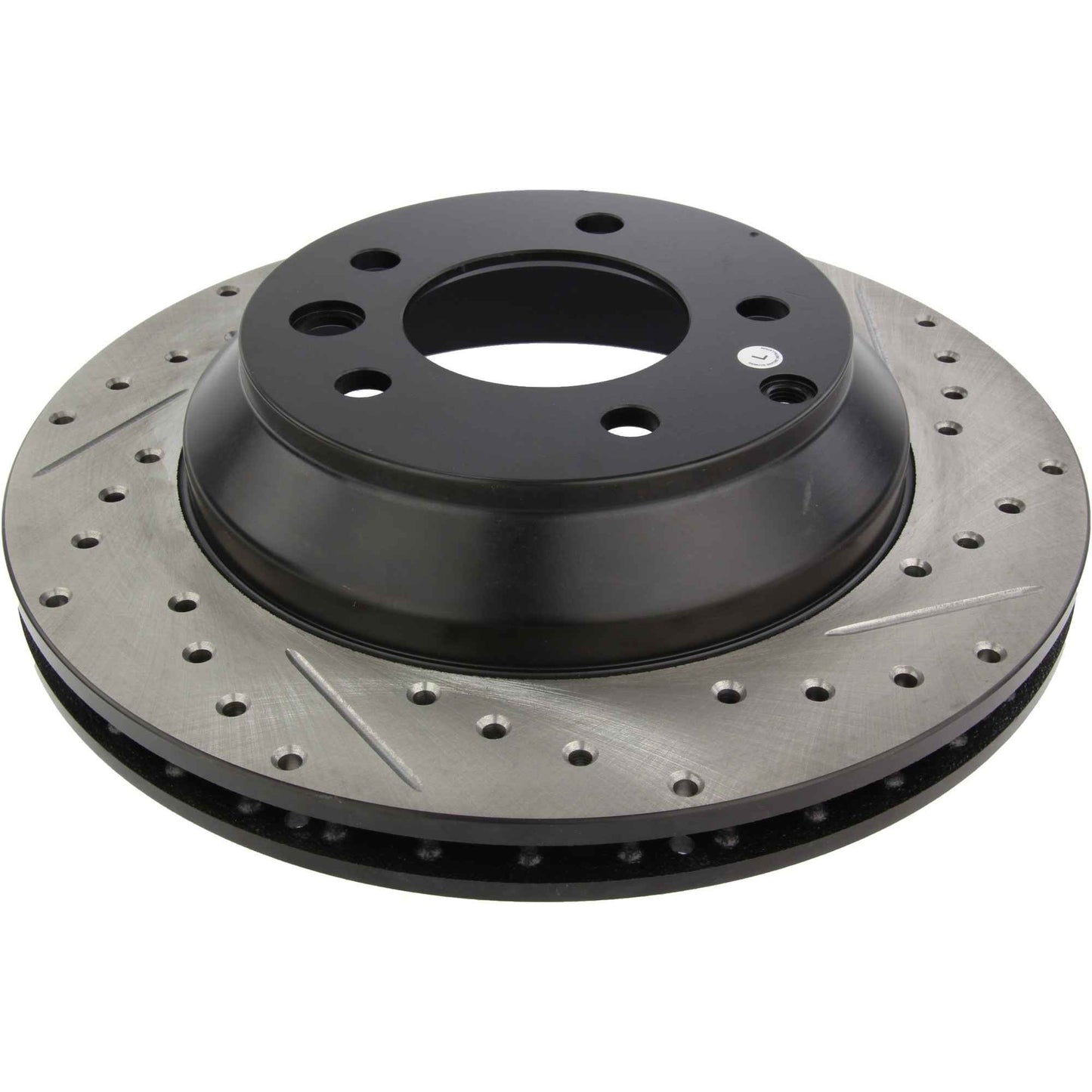 StopTech Sport Drilled/Slotted Brake Rotor;Front And Rear Left