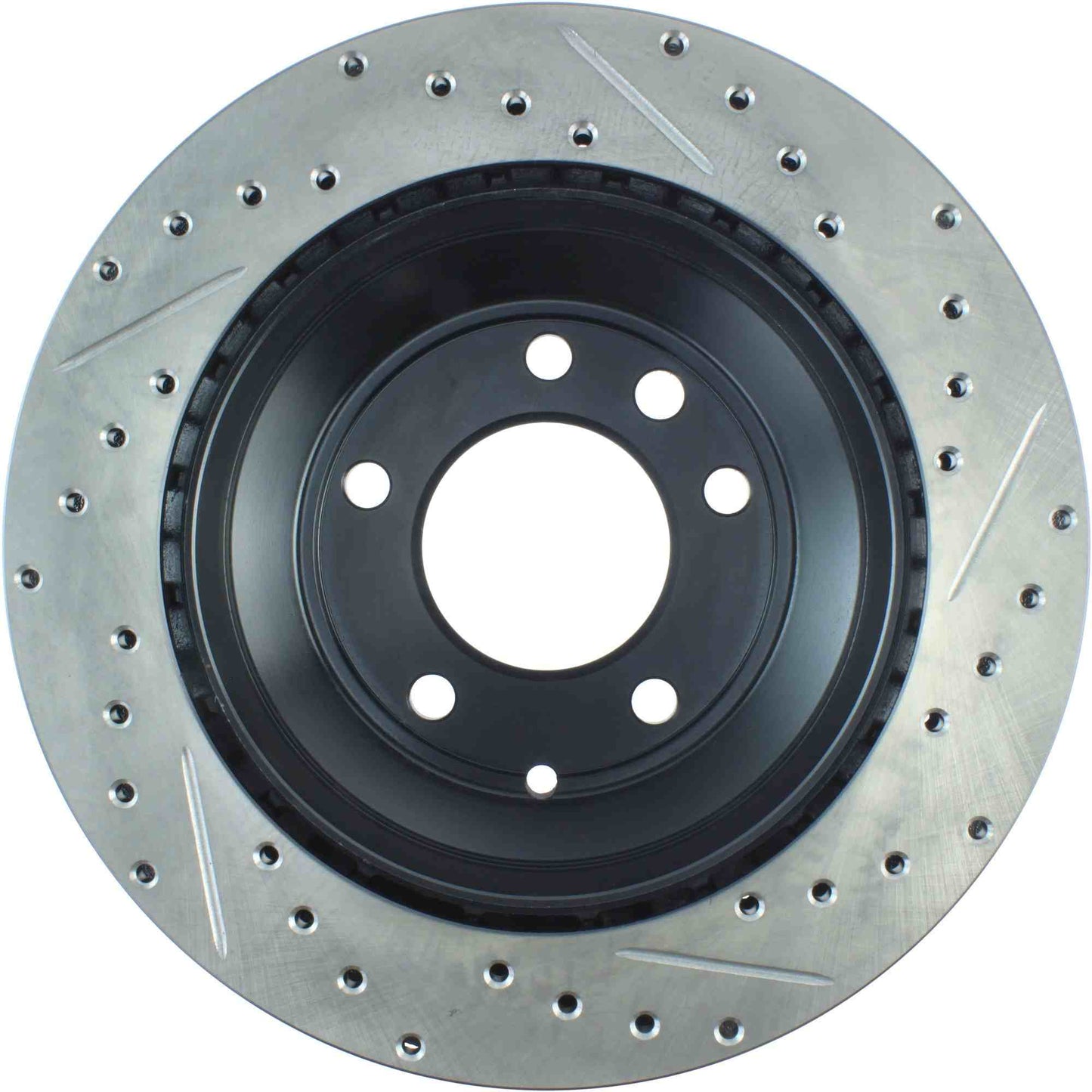 StopTech Sport Drilled/Slotted Brake Rotor;Front And Rear Right