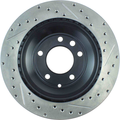 StopTech Sport Drilled/Slotted Brake Rotor;Front And Rear Right