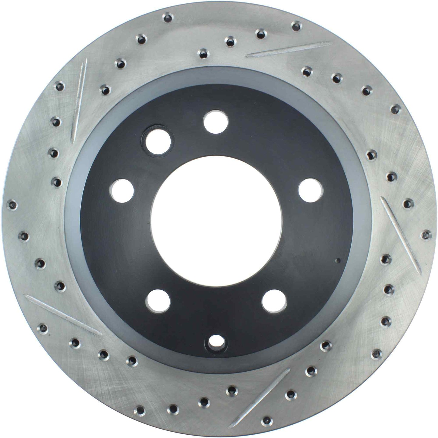 StopTech Sport Drilled/Slotted Brake Rotor;Front And Rear Right