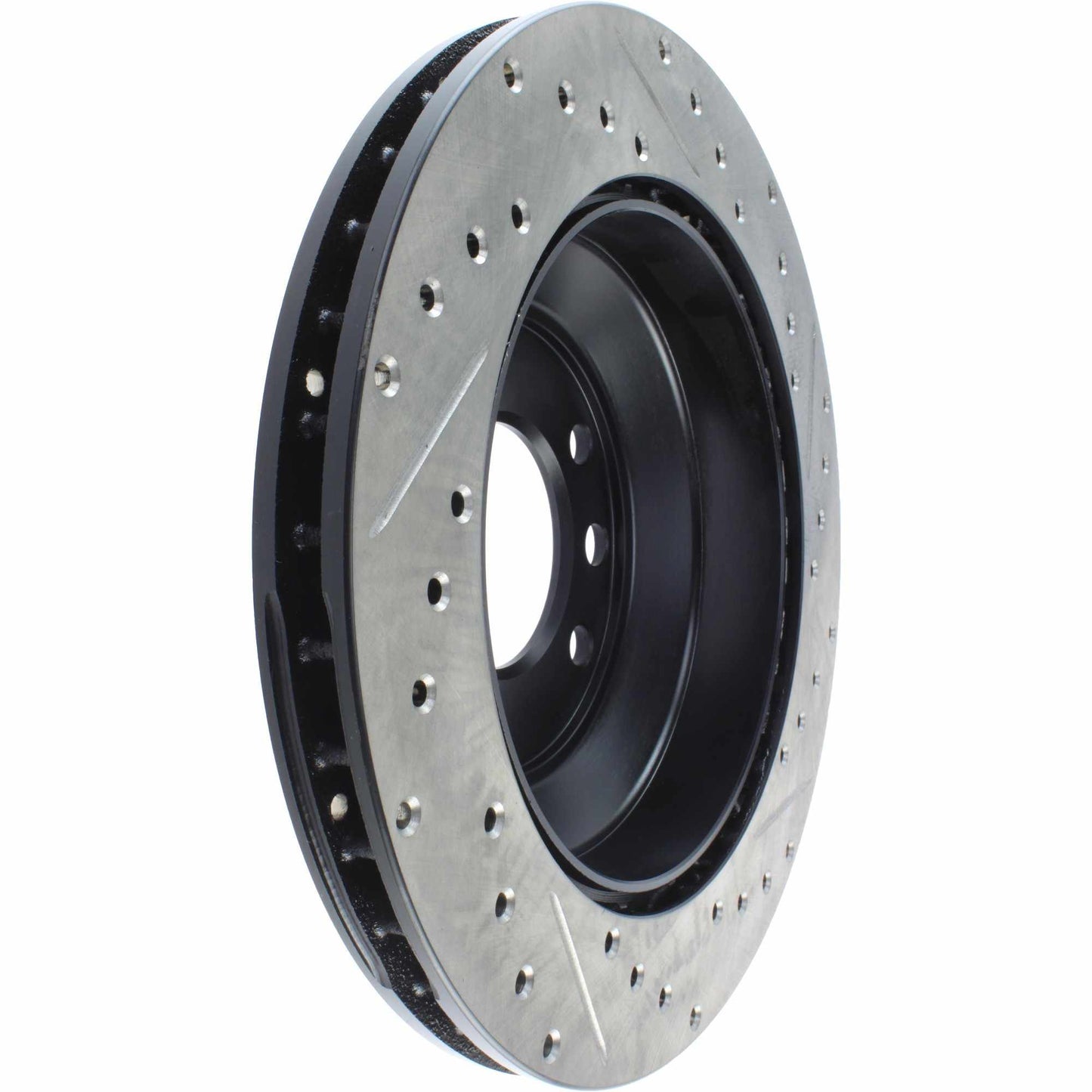 StopTech Sport Drilled/Slotted Brake Rotor;Front And Rear Right