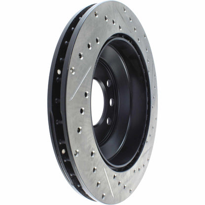 StopTech Sport Drilled/Slotted Brake Rotor;Front And Rear Right