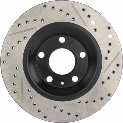 StopTech Sport Cryo Drilled/Slotted Brake Rotor; Rear Right