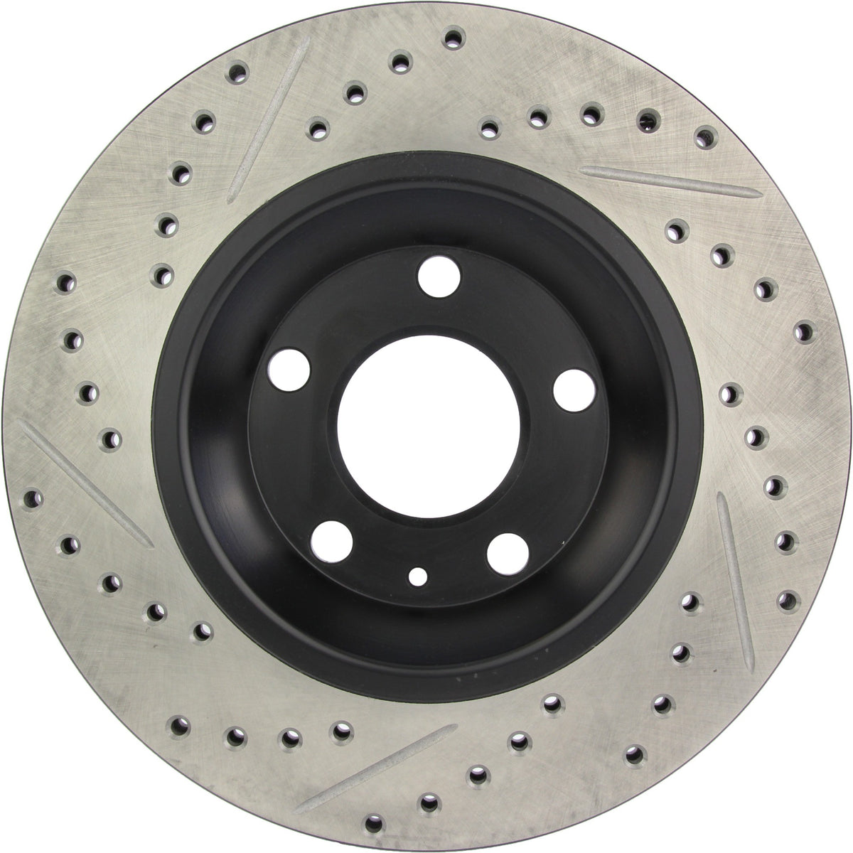 StopTech Sport Drilled/Slotted Brake Rotor; Rear Left